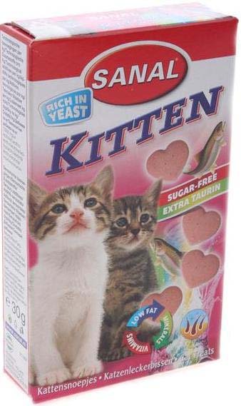 SANAL Kitten Supliment vitamino-mineral cu calciu pentru pisicute 40 tablete