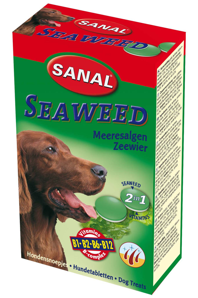 SANAL Seaweed Recompense pentru câini, cu alge marine şi vitamine 100 tablete - Maxi-Pet.ro