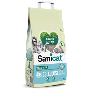 SANICAT Clean&Green Asternut pentru pisici, celuloza si hartie, biodegradabil