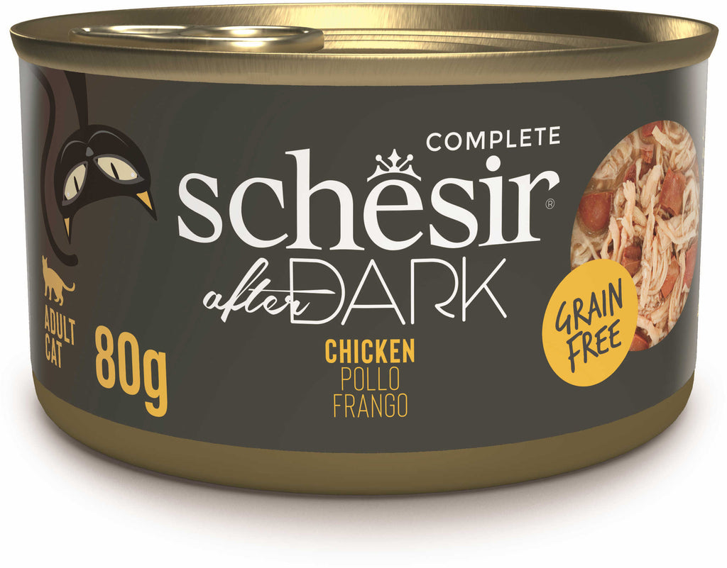 SCHESIR After Dark Conserva pentru pisici, supa cu Pui 80g