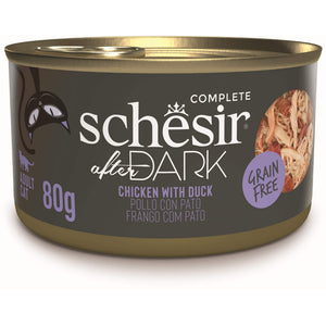 SCHESIR After Dark Conserva pentru pisici, supa cu Pui si Rata 80g