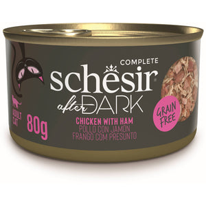 SCHESIR After Dark Conserva pentru pisici, supa cu Pui si Sunca 80g