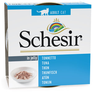 SCHESIR Can Jelly Conserva pentru pisici, cu Ton 85g