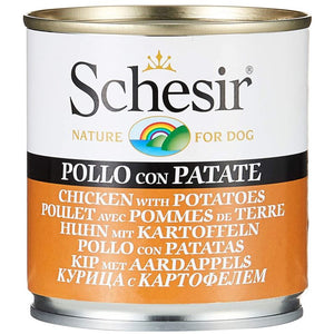 SCHESIR Conserva pentru caini, cu Pui si cartofi 285g