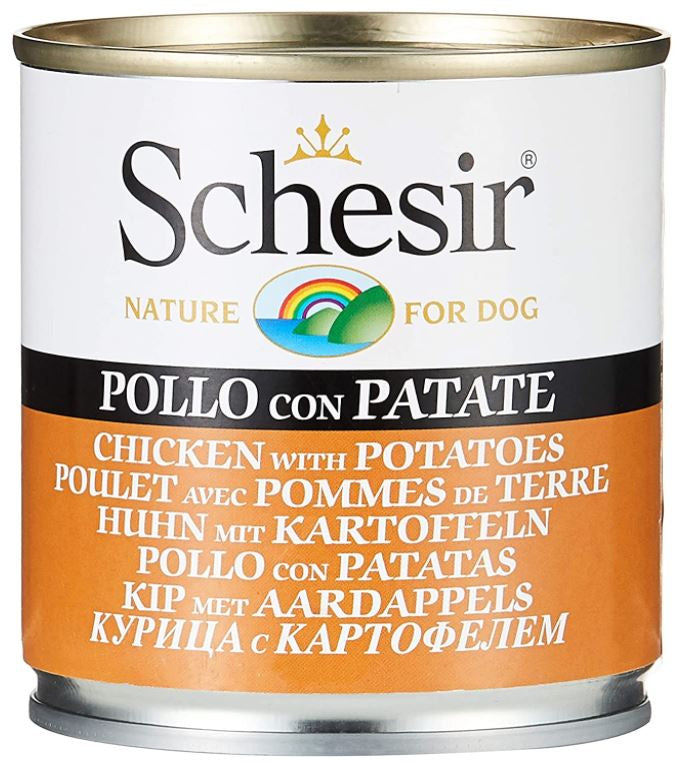 SCHESIR Conserva pentru caini, cu Pui si cartofi 285g
