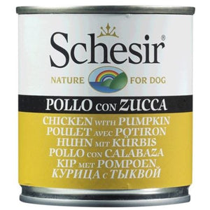 SCHESIR Conserva pentru caini, cu Pui si dovleac 285g