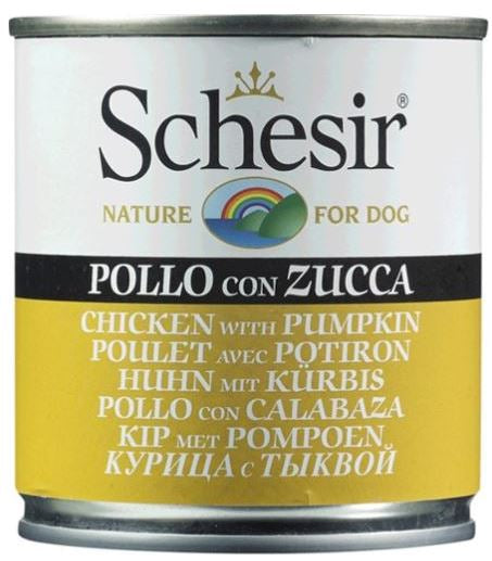 SCHESIR Conserva pentru caini, cu Pui si dovleac 285g
