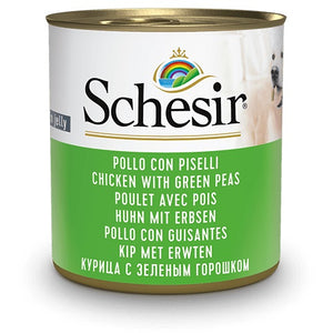 SCHESIR Conserva pentru caini, cu Pui si mazare 285g