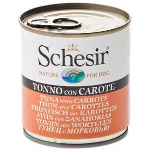 SCHESIR Conserva pentru caini, cu Ton si morcovi 285g