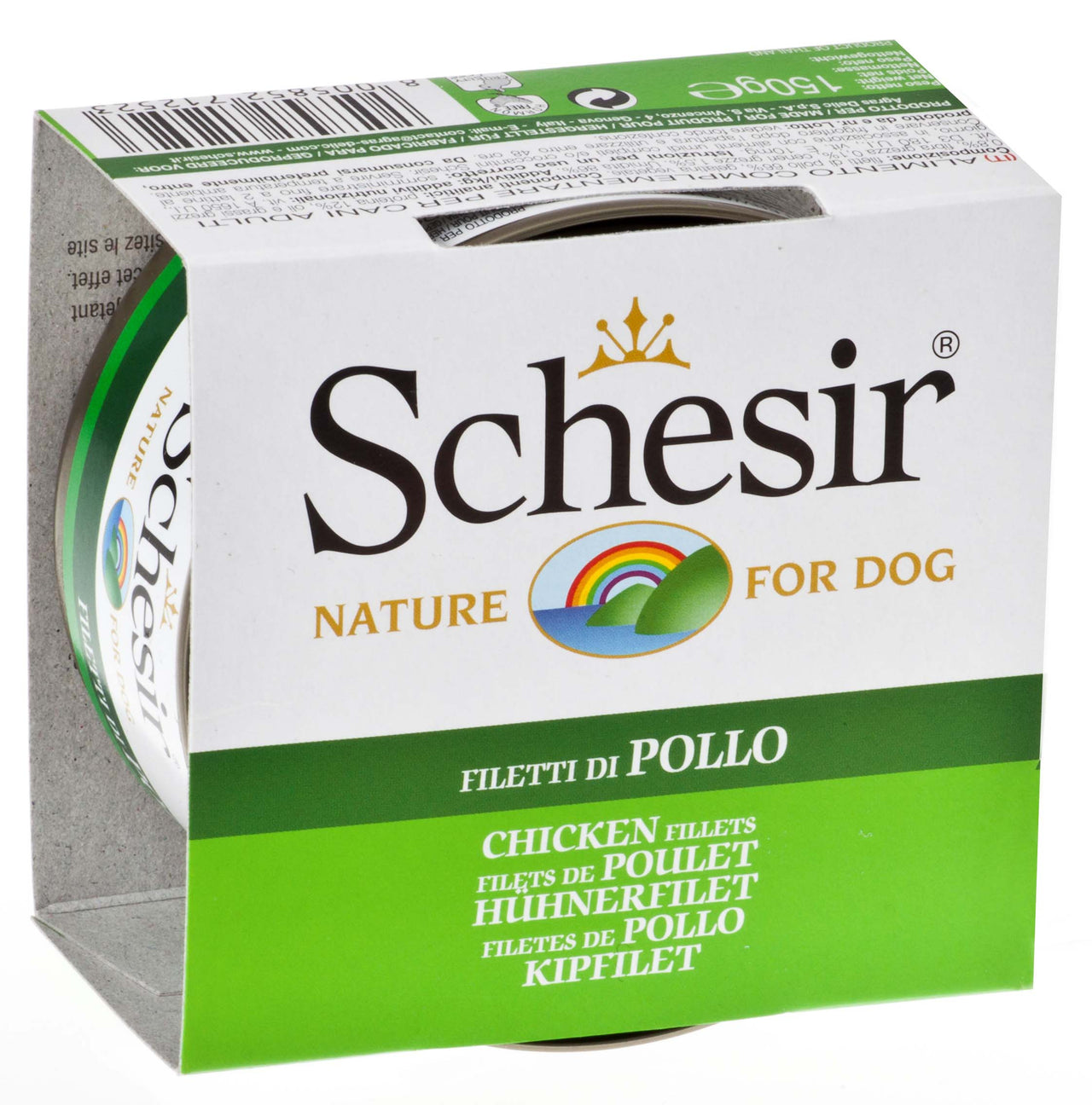 SCHESIR Conserva pentru caini File de Pui 150g