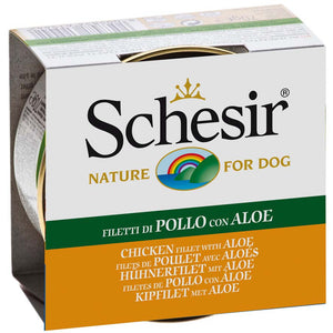 SCHESIR Conserva pentru caini Pui si Aloe Vera 150g
