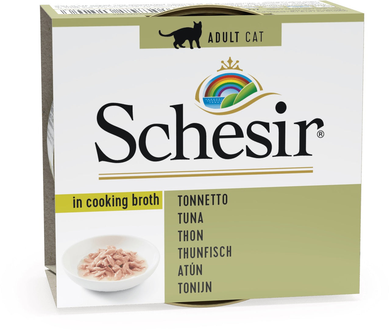 SCHESIR Conserva pentru pisici, Supa cu Ton, 70g