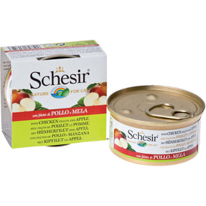 SCHESIR Conserva pentru pisici Pui cu Mar 75g