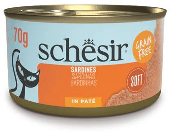SCHESIR GRILL Conserva pentru pisici, Pate cu Sardine 70g