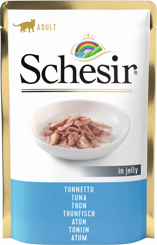 SCHESIR Plic hrana umeda pentru pisici Ton 85g