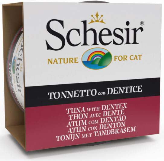 SCHESIR Sea Specialities Conserva pentru pisici Ton cu Dintat 85g