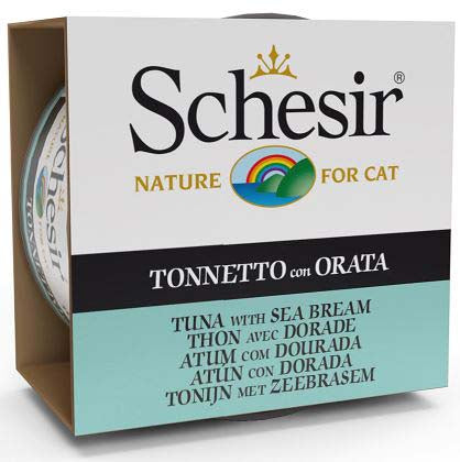 SCHESIR Sea Specialities Conserva pentru pisici Ton cu Dorada 85g