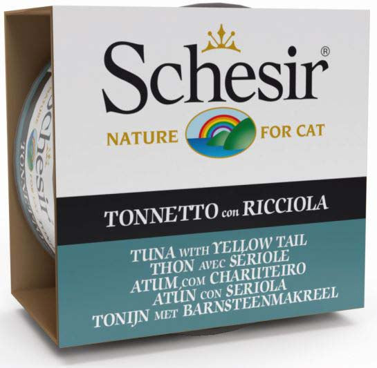 SCHESIR Sea Specialities Conserva pentru pisici Ton cu peşte Yellow Tail 85g