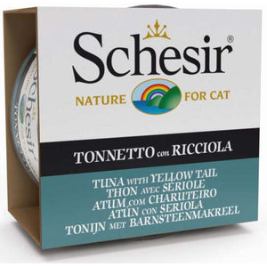 SCHESIR Sea Specialities Conserva pentru pisici Ton cu peste Yellow Tail 85g