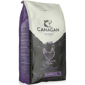 CANAGAN Hrana uscata pentru caini, Light/Senior 2kg