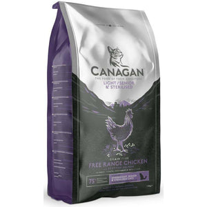 CANAGAN Hrana uscata pentru pisici, Light/SENIOR & Sterilised 375g