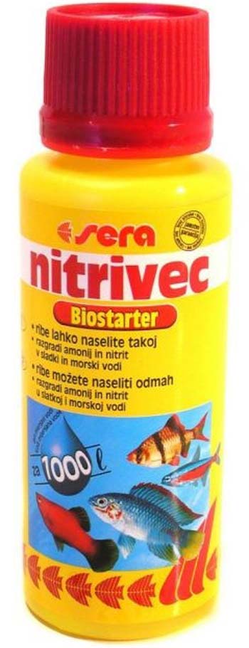 SERA Bio Nitrivec - Amestec special de bacterii nitrificatoare pt acvariu 50ml