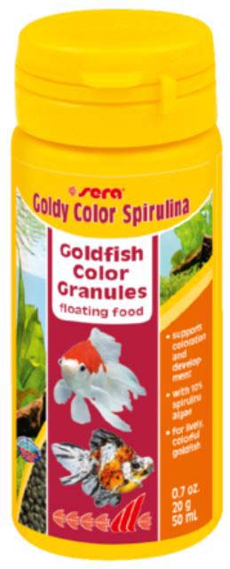 SERA GOLDY Color Spirulina Hrana granulata pentru carasi aurii 50ml