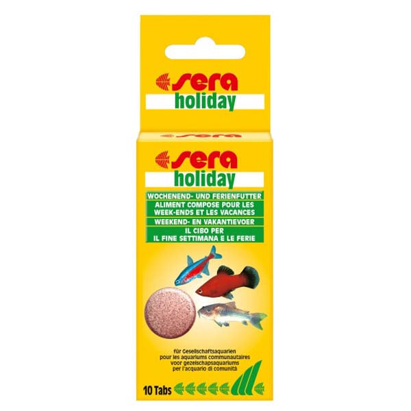SERA HOLIDAY Hrana pentru pesti, tablete pentru week-end si vacante