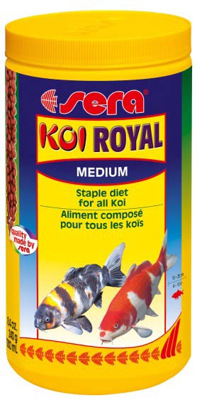 SERA KOI ROYAL MEDIUM Hrană pentru crapi Koi de talie medie 1000ml - Maxi-Pet.ro