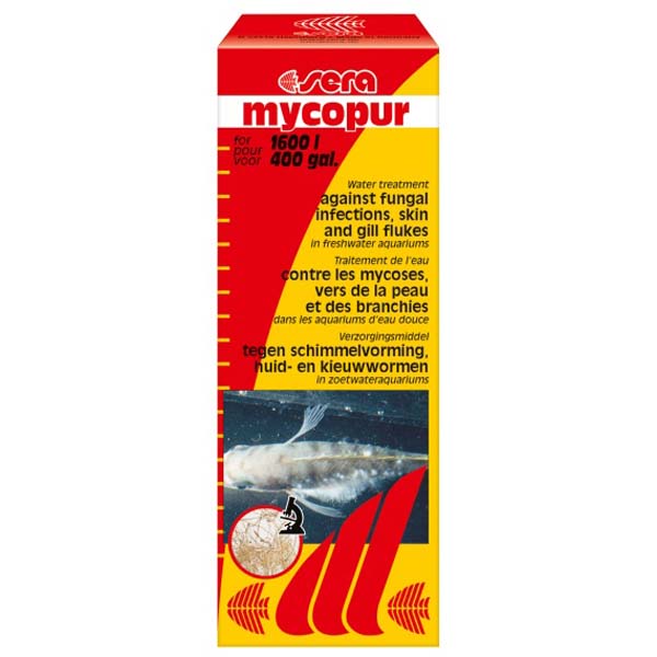 SERA Mycopur Medicament împotriva micozelor şi paraziţilor pielii peştilor - Maxi-Pet.ro