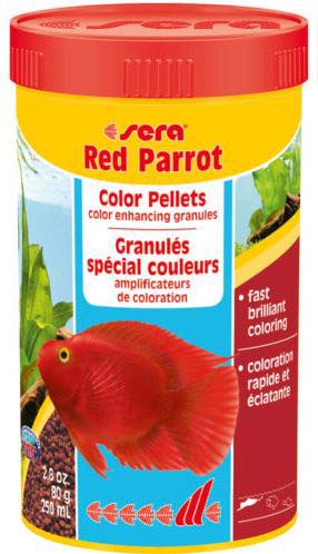 SERA Red Parrot - Hrană pentru ciclide roşii 250 ml - Maxi-Pet.ro