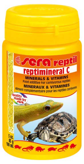 SERA REPTIMINERAL C Hrana pentru animalele carnivore de terariu 100ml