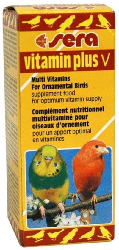 SERA Vitamin Plus V Vitamine pentru păsări 15ml - Maxi-Pet.ro