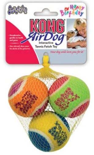KONG Jucărie pentru câini Air Squeake Minge, 3buc/set 12,7x6,35x24,13cm - Maxi-Pet.ro
