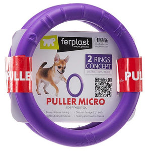 FERPLAST Jucarie pentru caini Inele PULLER MICRO, 2 buc/set