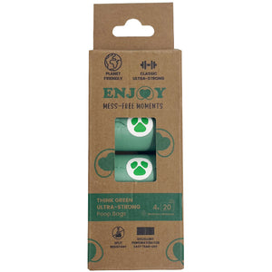 ENJOY Saci igienici pt colectare excremente, Ultrastrong, 4 role/set