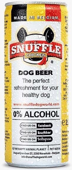 SNUFFLE DOG Bere pentru câini, la cutie, cu aromă de pui 250ml - Maxi-Pet.ro