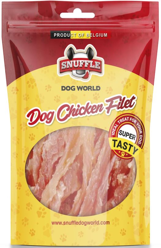 SNUFFLE DOG File de Pui, recompensă pentru câini cu carne de pui 80g - Maxi-Pet.ro