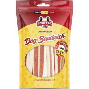 SNUFFLE DOG Sandwich pentru caini, cu aroma de pui si peste, 80gr