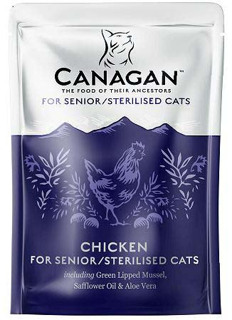 CANAGAN Plic hrana umeda pentru pisici, Senior/Sterilised 85g