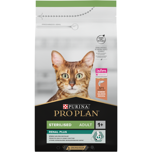Hrana uscata pentru pisici Pro Plan Sterilised Renal Plus cu somon 1.5 kg - Animax