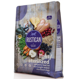 RUSTICAN Light / Sterilized Pui, Peste si orez brun, fara gluten