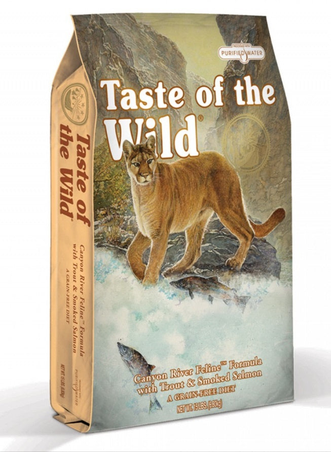 TASTE OF THE WILD Canyon River Hrana uscata pentru pisici, pastrav si somon 2kg 