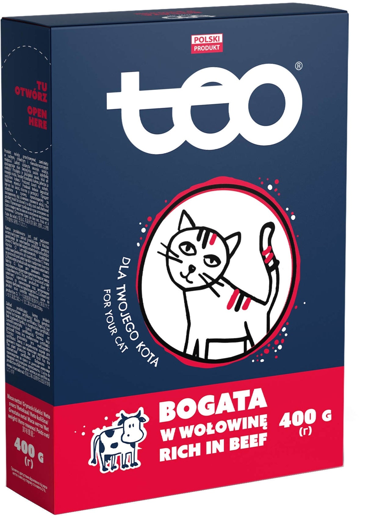 TEO Hrana uscata pentru pisici, cu Vita 400g