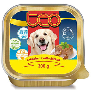 TEO Pate pentru caini, cu Pasare 300g