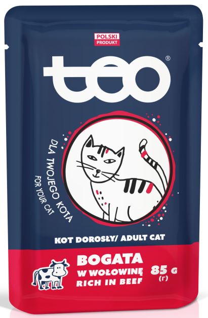 TEO Plic hrana umeda pentru pisici, cu Vita 85g