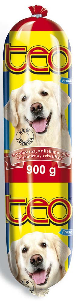 TEO Salam pentru câini, cu Vită 900g - Maxi-Pet.ro