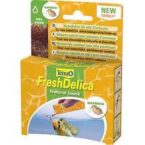 TETRA FreshDelica Daphnia Snack sub forma de gel pentru pesti ornamentali 48g