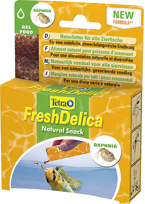 TETRA FreshDelica Daphnia Snack sub formă de gel pentru peşti ornamentali 48g - Maxi-Pet.ro