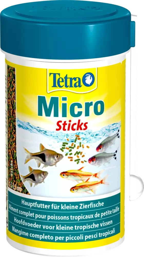 TETRA Micro Sticks Hrană sub formă de sticksuri pt peştii ornamentali mici 100ml - Maxi-Pet.ro